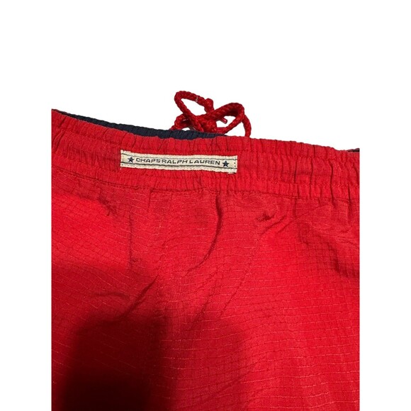 Chaps Ralph Lauren Vintage Red Swim Trunks Men’s Size XL - Picture 4 of 15